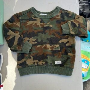 Ralph Lauren Green Camo Kids Sweatshirt